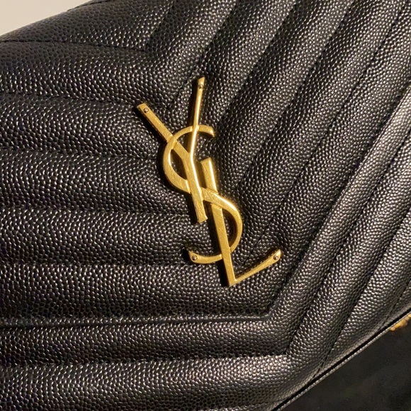 Saint Laurent monogram wallet on chain - Picture 2 of 6